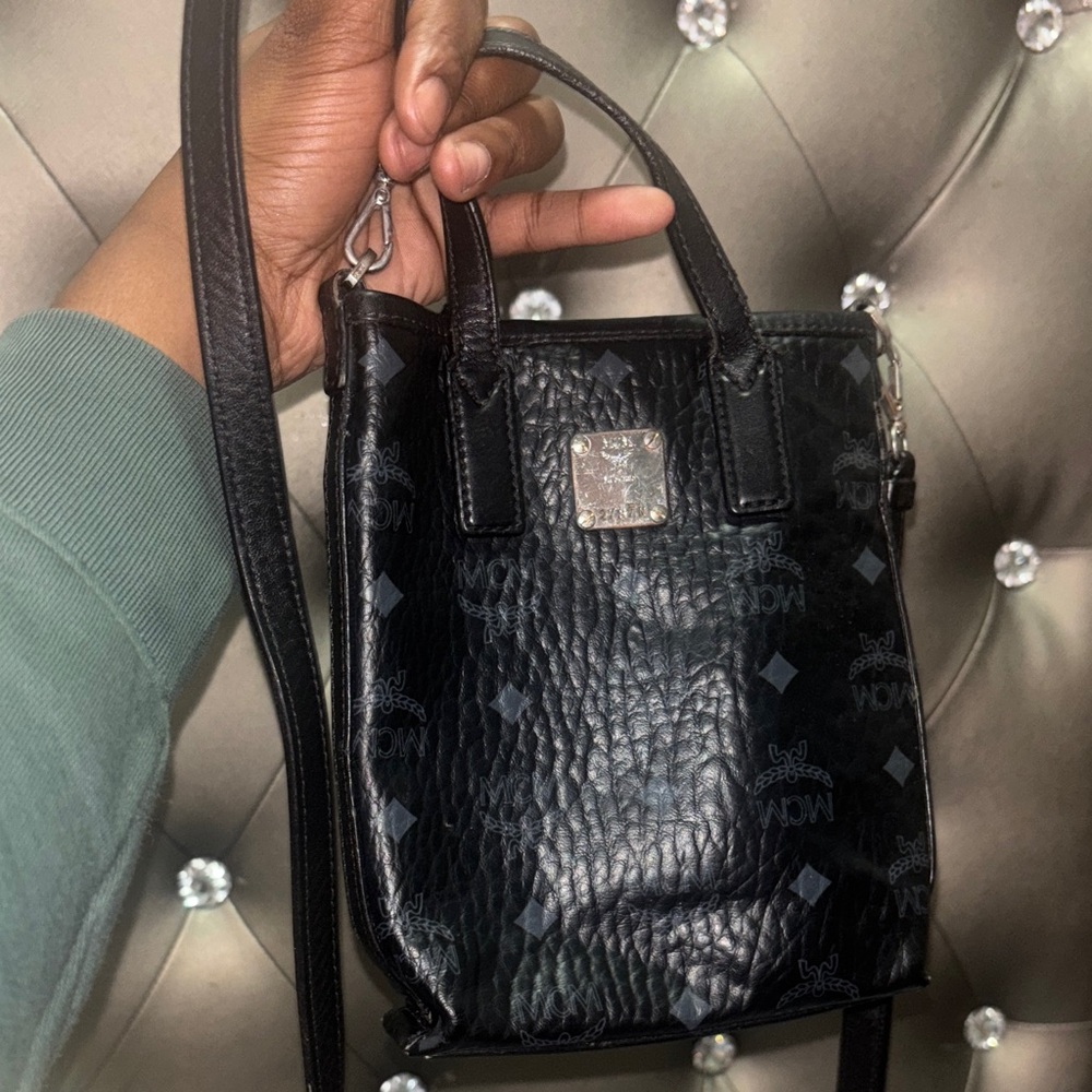 MCM Black Mini Crossbody Bag